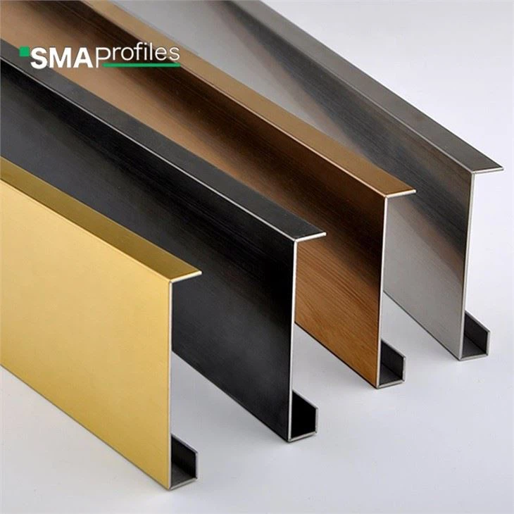 Stainless Black Modern Skirting Boards